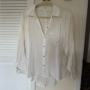 Aritzia linen shirt